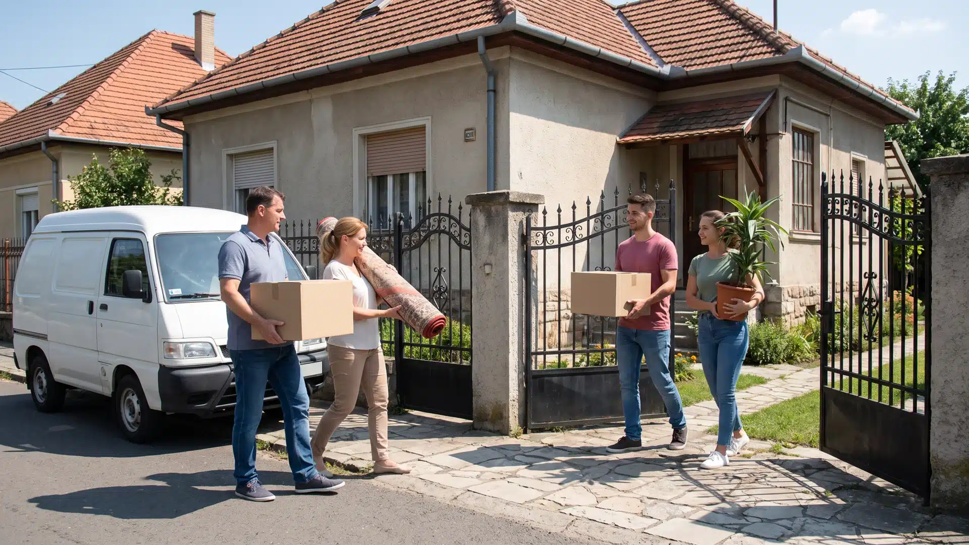 Láncügylet – eladás és vásárlás egyszerre Költözés napja: az eladók kiköltöznek, a vevők már érkeznek a dobozaikkal