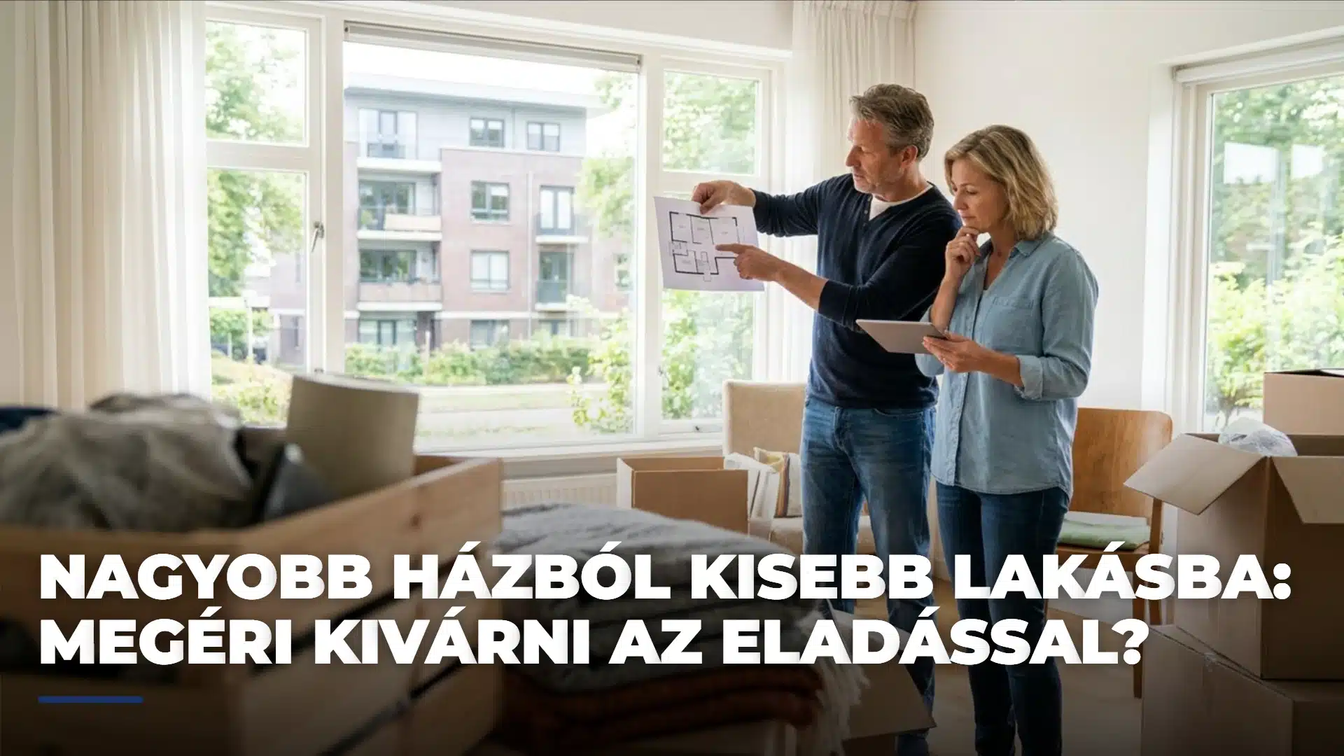 Nagyobb házból kisebb lakásba: megéri kivárni az eladással? Nagyobb házból kisebb lakásba: megéri kivárni az eladással?